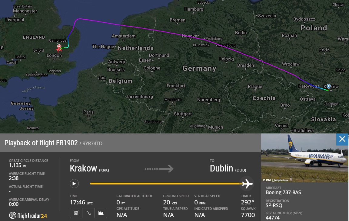 volo ryanair