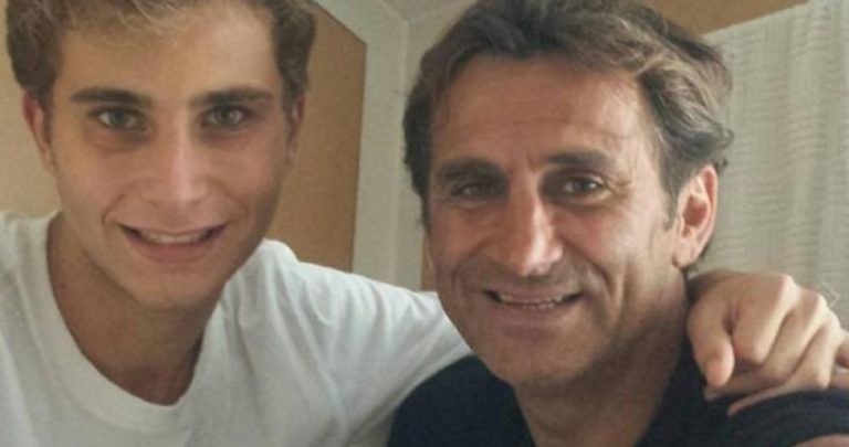 Zanardi dimesso figlio