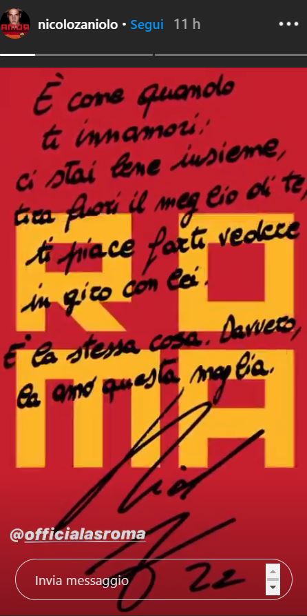 zaniolo instagram