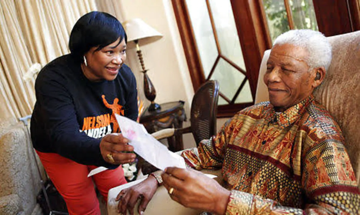 La figlia minore di Nelson Mandela, 'Zindzi'