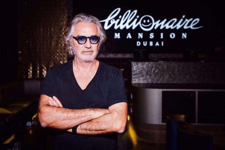 Flavio Briatore in uno dei suoi 'Billionaire'