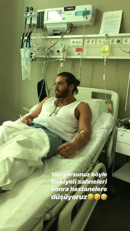 cam yaman in ospedale