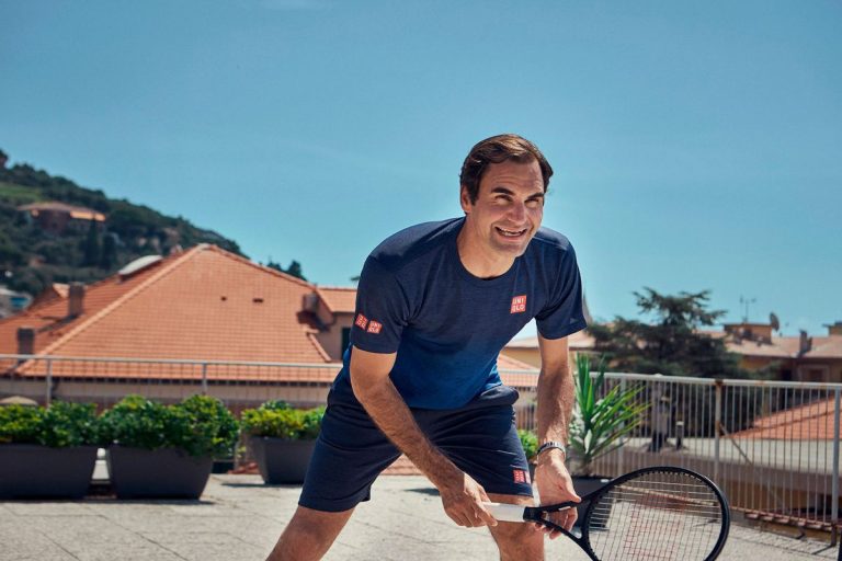 Federer gioca sui tetti Barilla