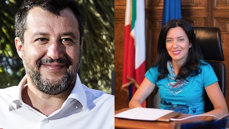 Matteo Salvini contro Lucia Azzolina