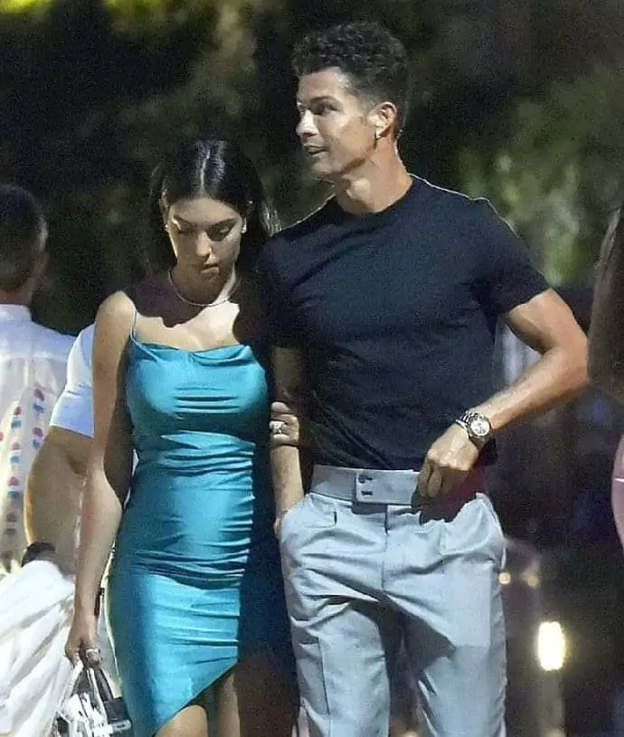 ronaldo e giorgina a portofino