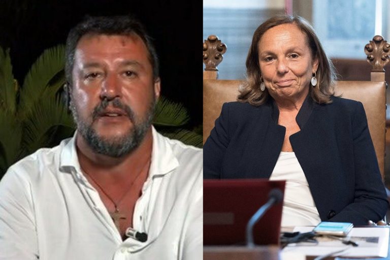 salvini lamorgese criminale risposta