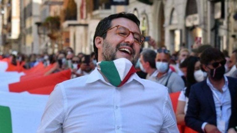 salvini cambia idea sulla mascherina