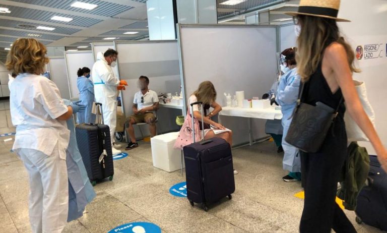 tampone positivo in aeroporto protocollo