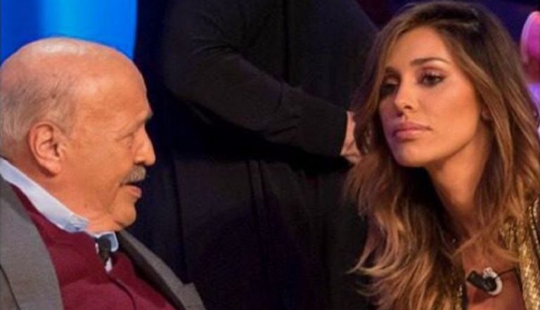 Belen Rodriguez e Maurizio Costanzo