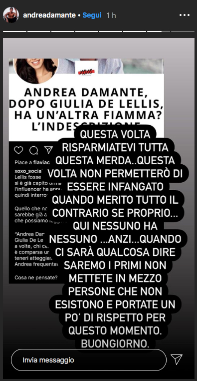 andrea damante post