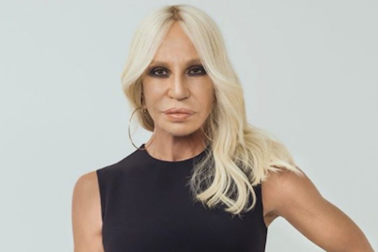 Donatella Versace bikini