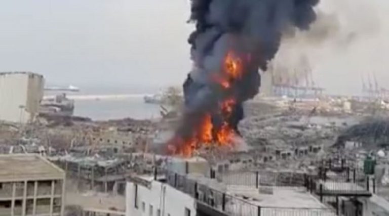 incendio porto beirut