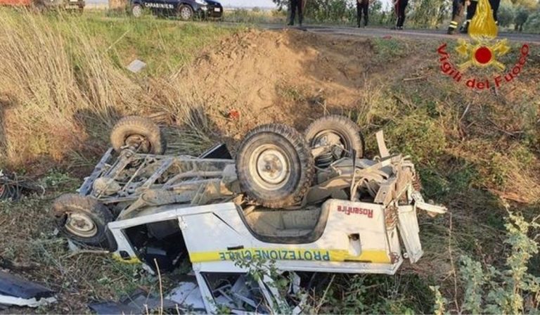Sardegna fuori strada veicolo