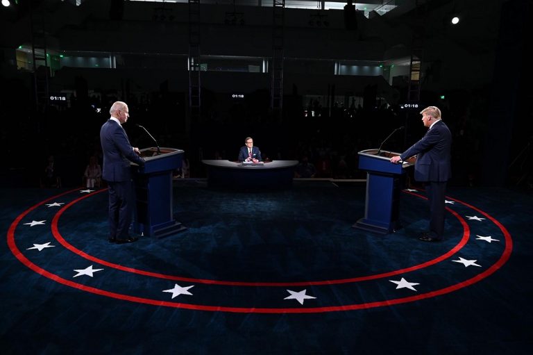 trump biden comunicazione primo dibattito