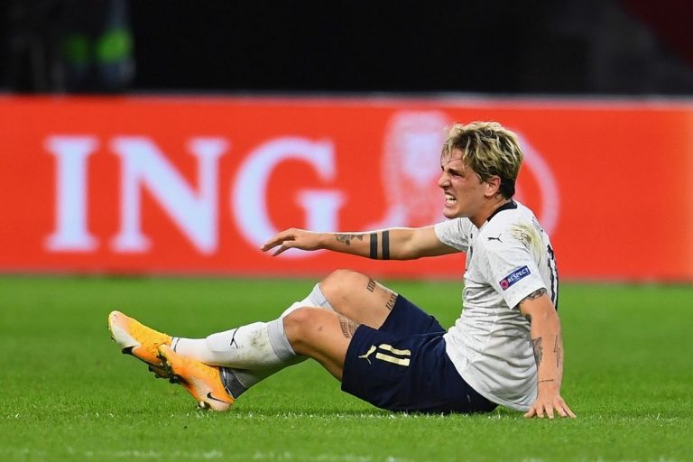 zaniolo infortunio ginocchio sinistro