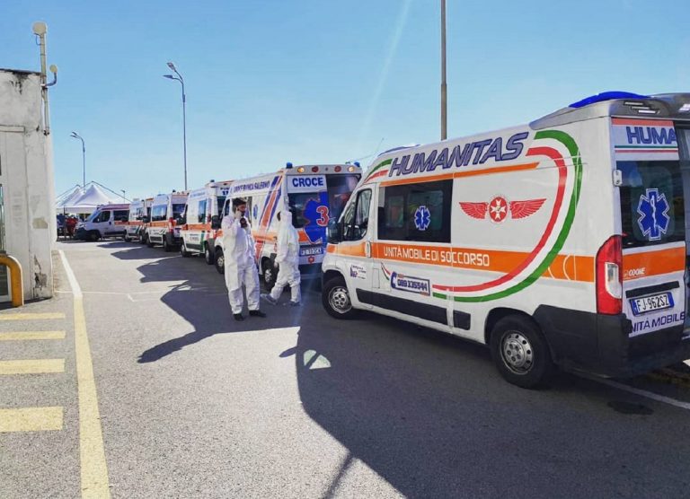 Ambulanze in coda