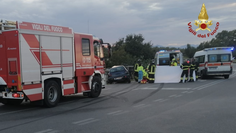 auto contro autocisterna Ussana