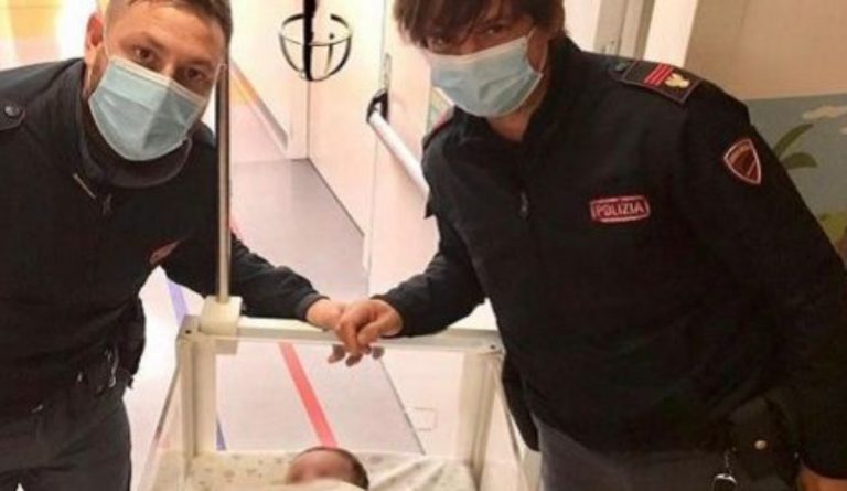 Bambino abbandonato a Verona