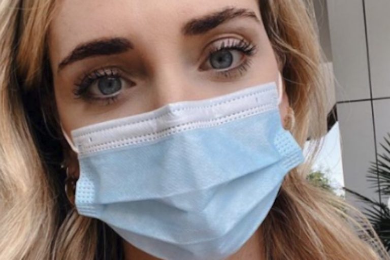 Chiara Ferragni mascherina