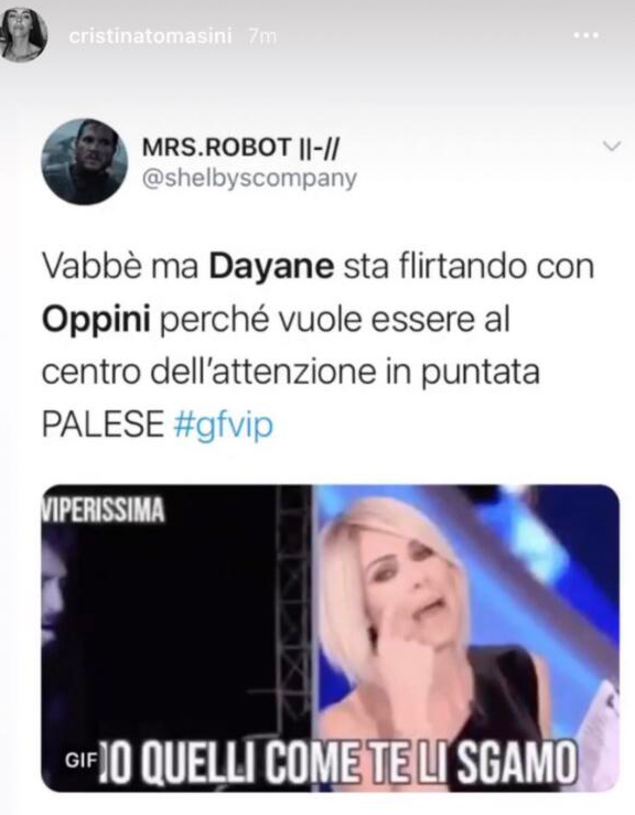 cristina tomasini post