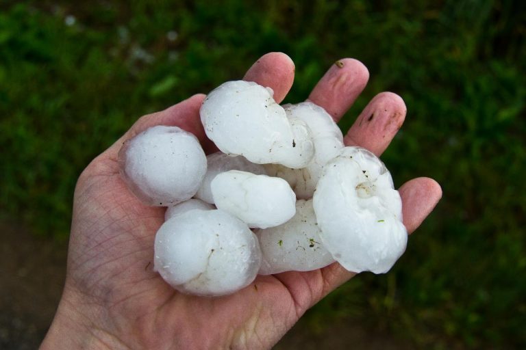 Libia, chicchi di grandine giganti