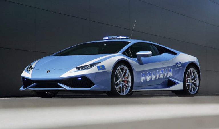 polizia trasporto organi lamborghini
