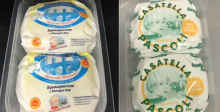 ritirati dal commercio formaggi
