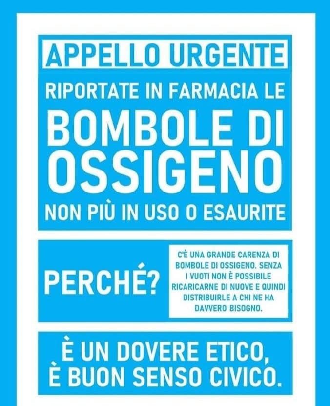 Bombole di ossigeno
