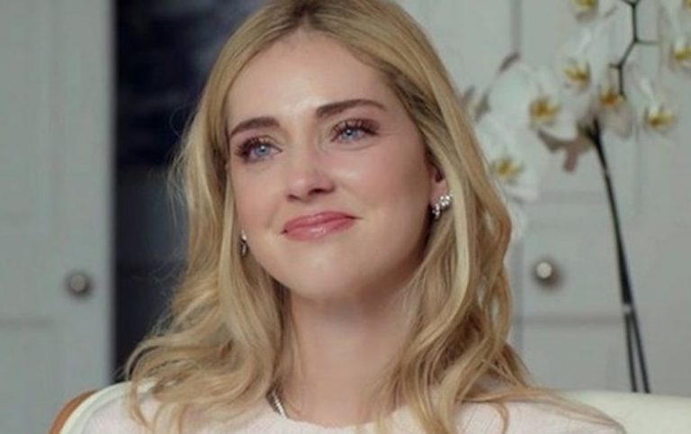 Chiara Ferragni commossa
