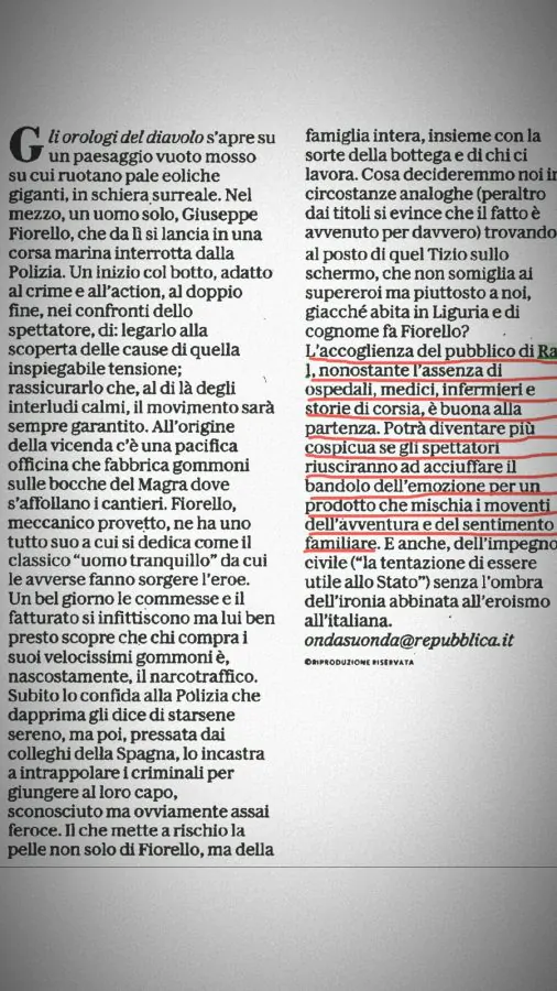 Beppe Fiorello La Repubblica