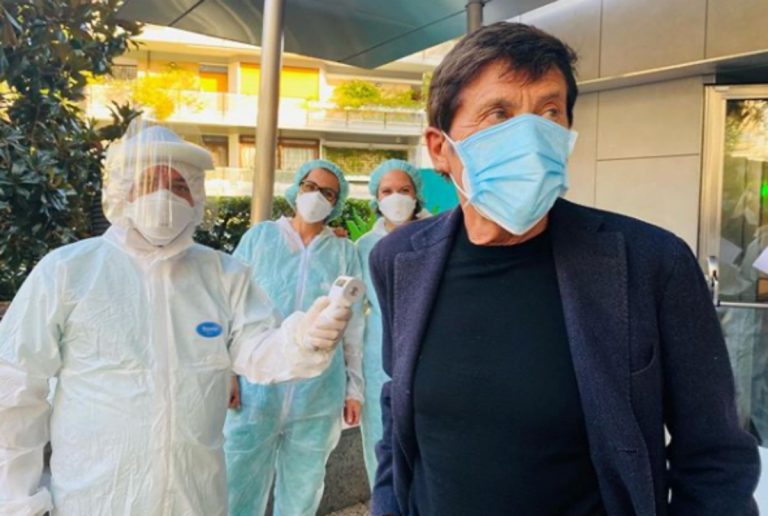 gianni morandi tampone