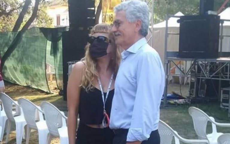 miss keta con massimo d'alema