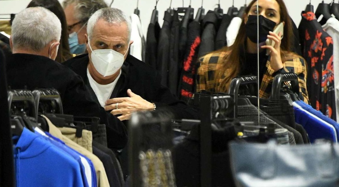 panariello shopping fidanzata