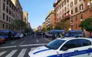 Sgombero sede di Forza Nuova a Roma