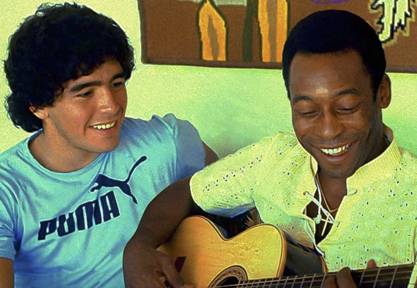 Maradona e Pelé: amici ed eterni rivali