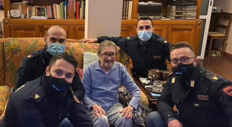 Anziana chiama la polizia