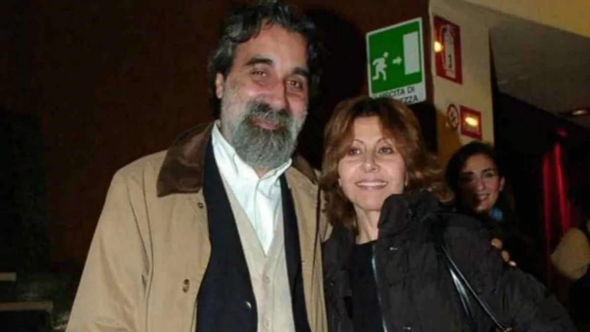 Beppe Vessicchio con la moglie Enrica