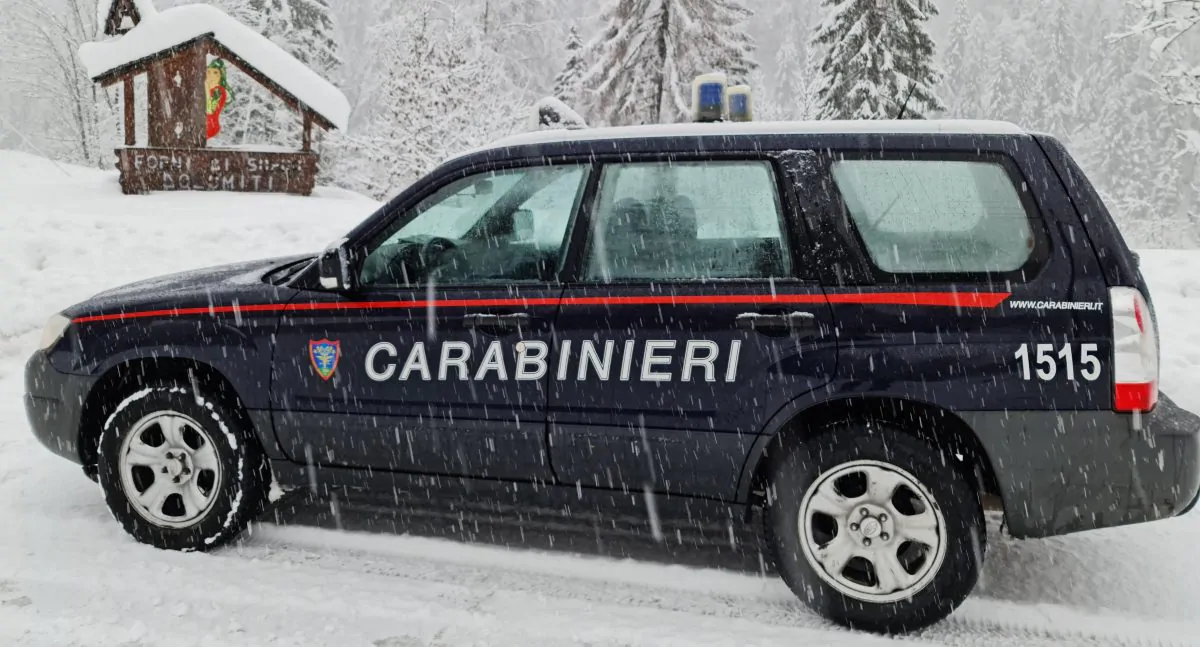 Disabile bloccato nella neve, salvato dai Carabinieri
