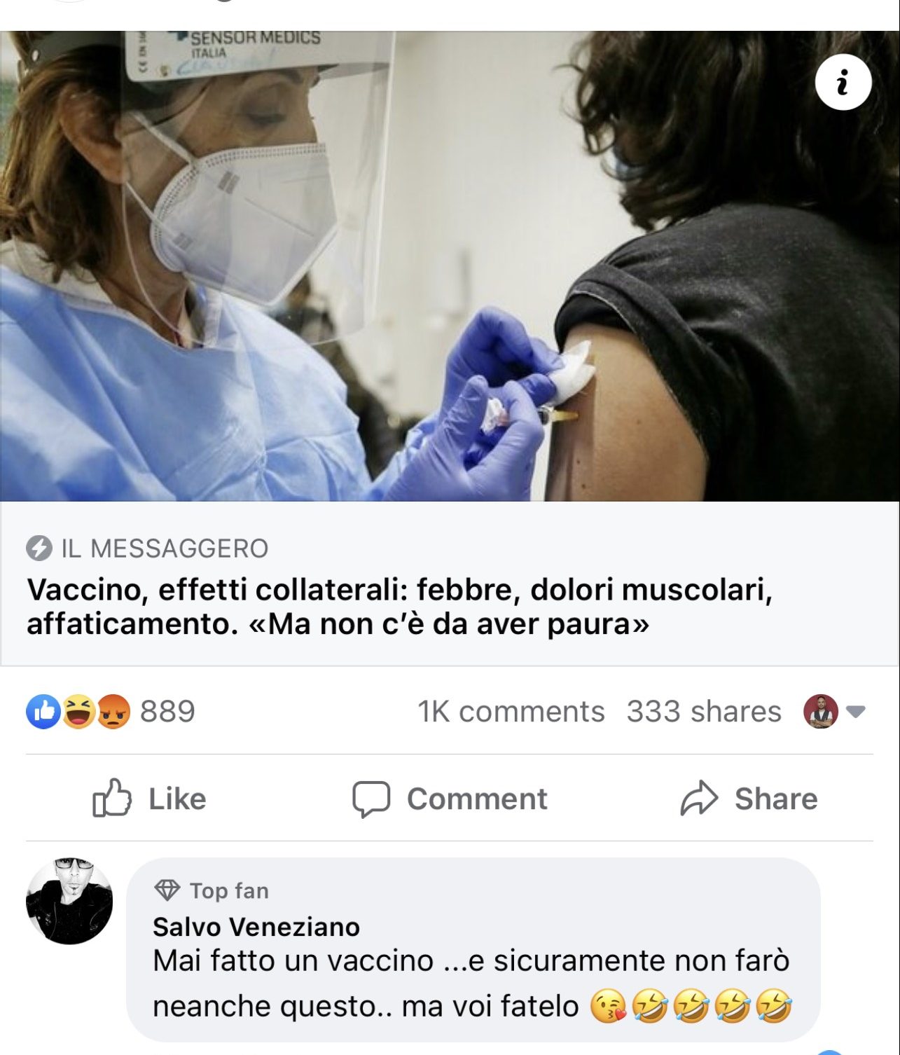 Facebook Salvo Veneziano