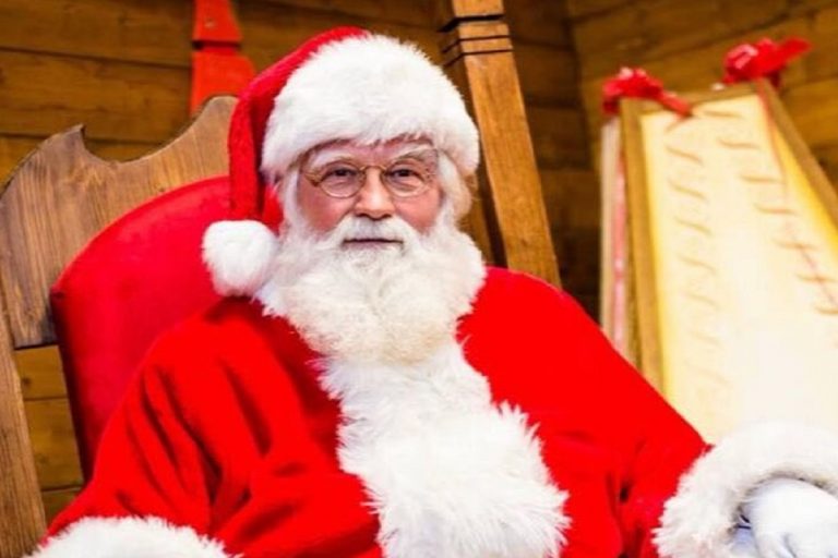 finto babbo natale infetta ospizio
