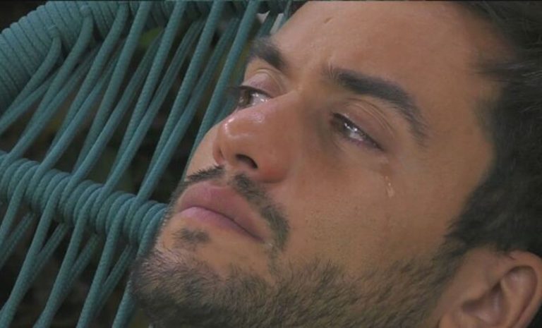 GF Vip Pierpaolo Pretelli lacrime