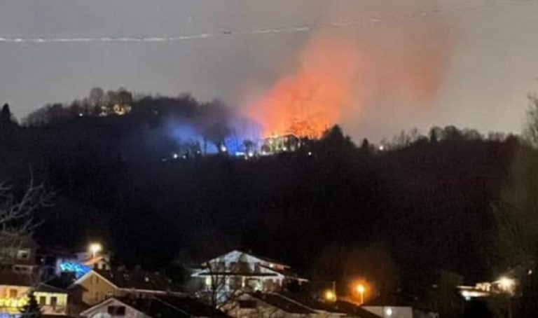 Incendio villa Cordero Montezemolo