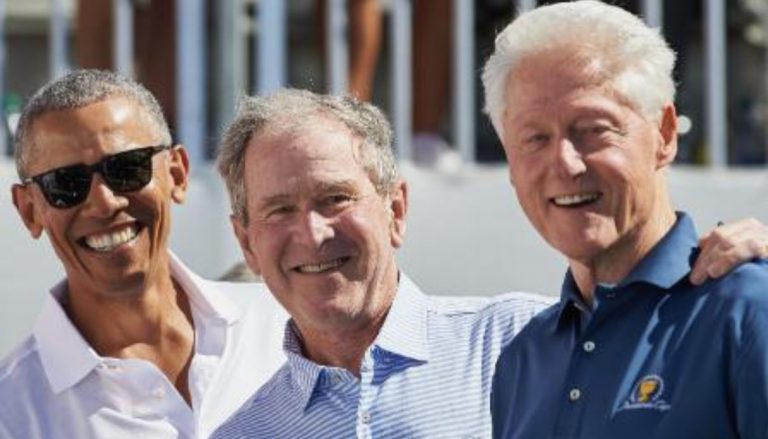 Obama Bush Clinton vaccino covid