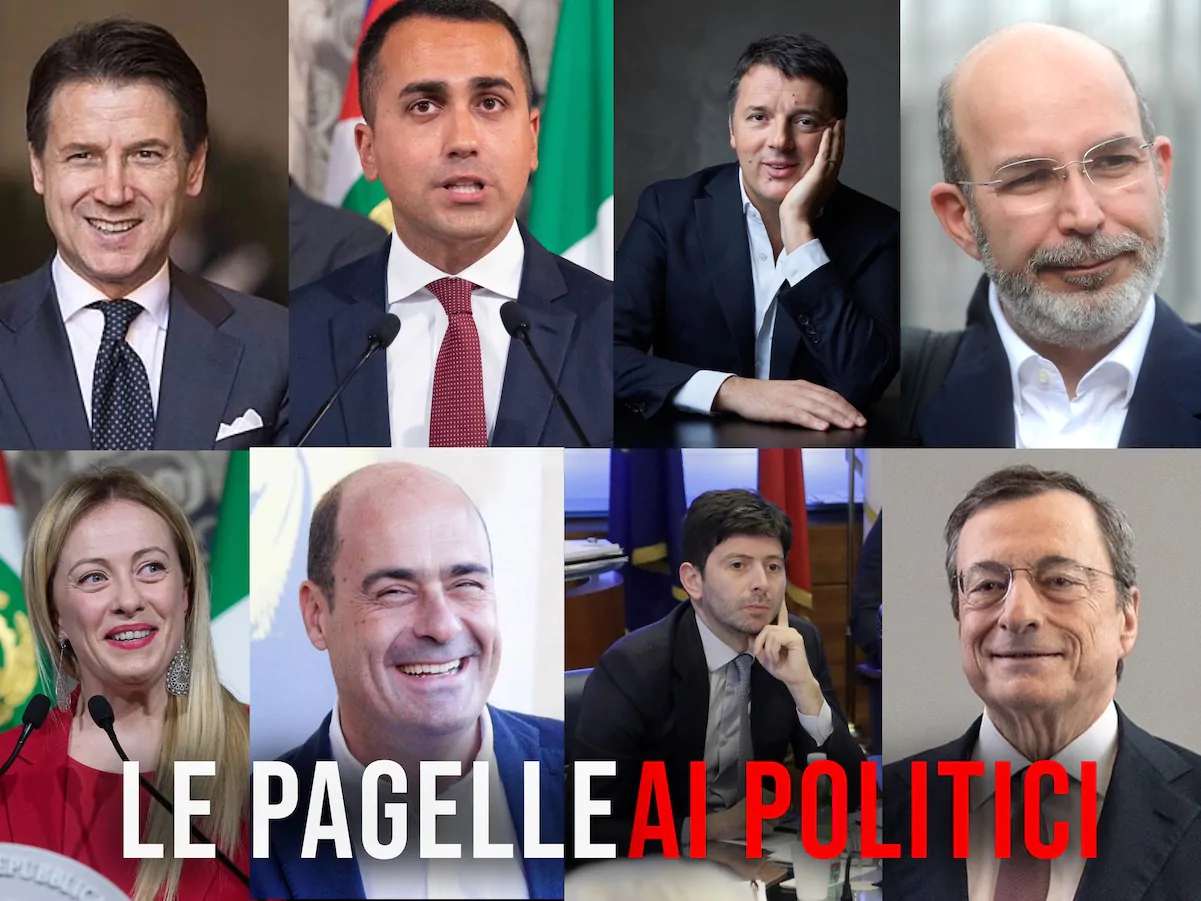 Pagelle 2020 politici italiani