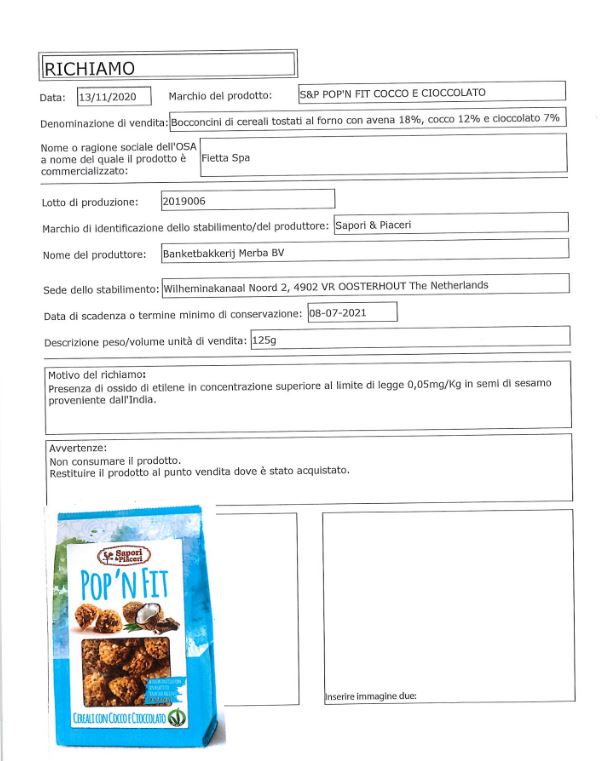 ritiro avviso