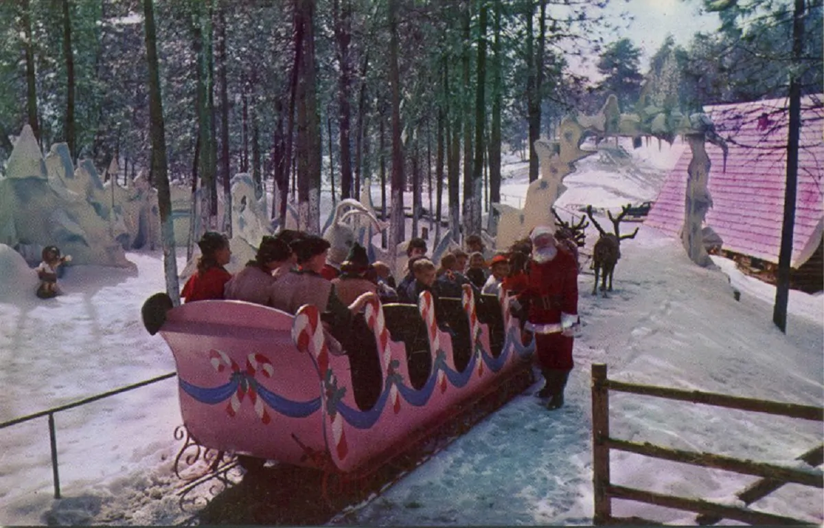 Villaggio di Babbo Natale abbandonato