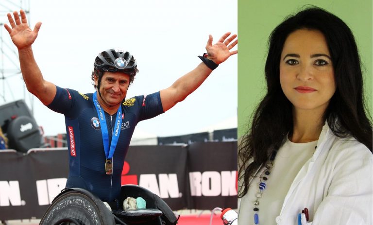 Alex Zanardi e Federica Alemanno