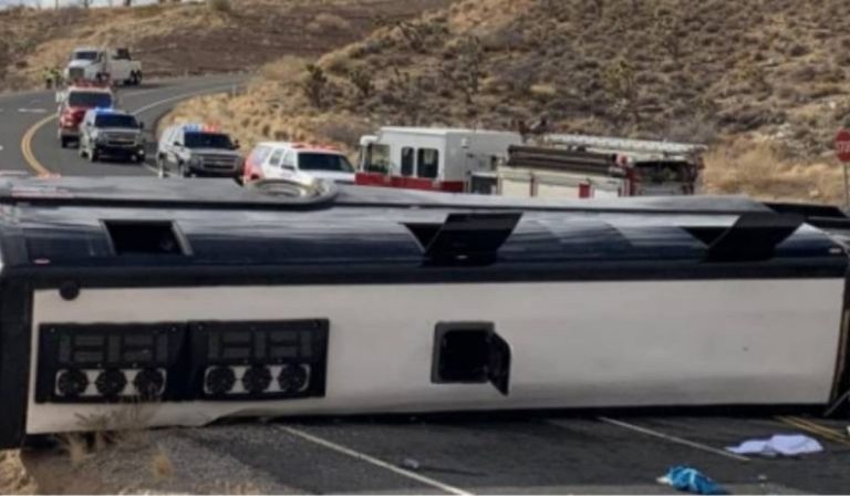 bus diretto Grand Canyon si ribalta