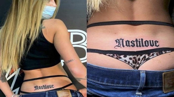 Chiara Nasti tatuaggio