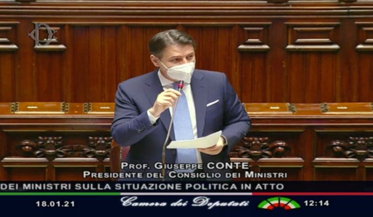 conte discorso camera